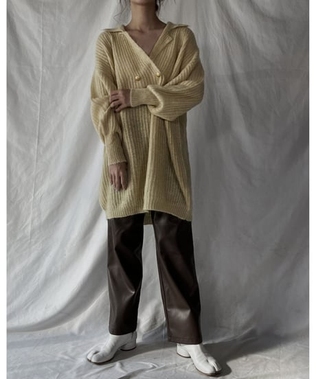 【USED】    Mohair Knit Top⑥/211216-007