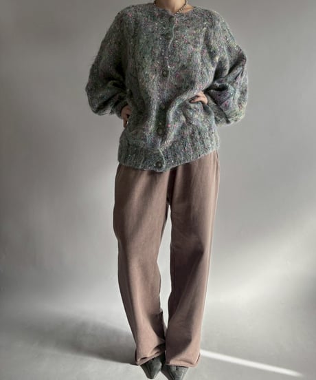 【USED】 Made in ITALY Mohair Knit Cardigan / 251129-030