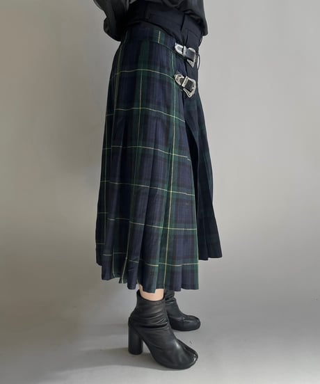 【RE;CIRCLE】 RE Kilt Skirt Long / 250206-006