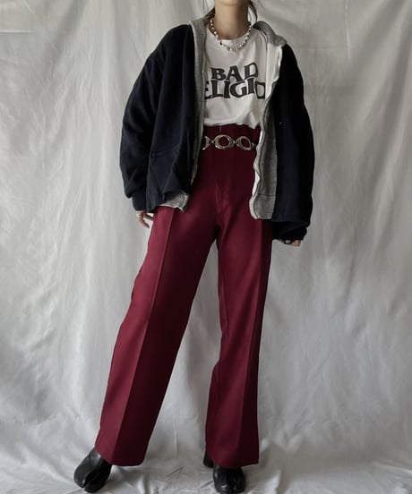 【USED】   Acrylic Knit Cardigan④/211020-055