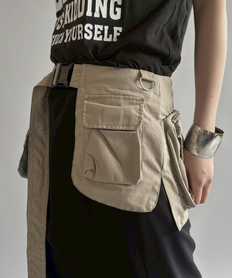 【RE;CIRCLE】  RE Fishing Vest Belt Bag / 260528-013