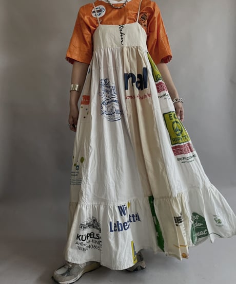 【RE;CIRCLE】RE Eco-Friendly Bag Camisole Long One-piece / 230525-014