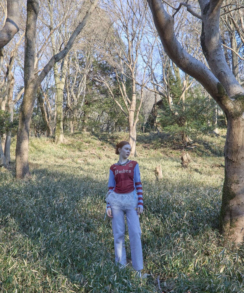 NEW】Chinatsu Aoyama × UMBRO Tule Tee Burgundy