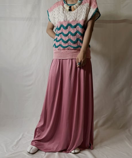 【USED】  Crochet S/S Top②/20210819-020