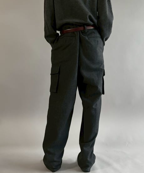 【USED】 TOMMY HILFIGER Wool Pants /260321-024
