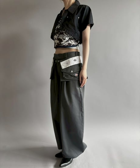 【Chinatsu Aoyama】 RE Makers Shirt Charcoal Black / 260702-025