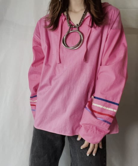 【RE;CIRCLE】 Remake Embroidery Ethnic Mexican Parker④/210906-020