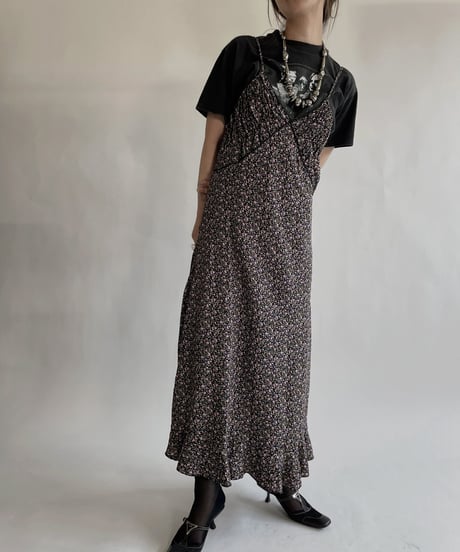 【USED】 Flower Printed Camisole One-piece / 220528-008