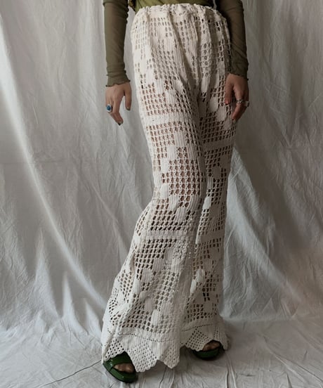 【RE;CIRCLE】 RE Crochet Pants③/ 210630-013