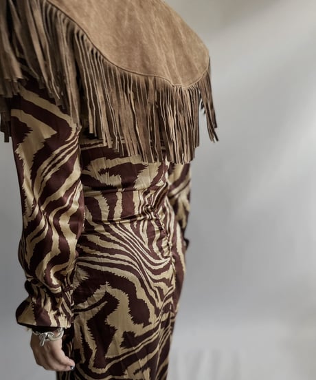 【USED】 Fringe Vest / 231009-034