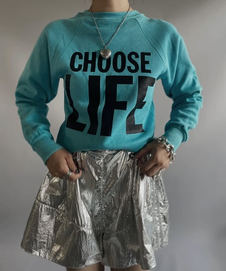 【USED】L/S Sweat Top CHOOSE LIFE/ 231009-013