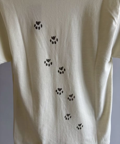 【USED】 RESIZED MADE in USA Hanes MY CATS WALK ALL OVER ME! T-Shirt / 260627-021