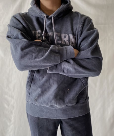 【USED】   Champion Reverse Weave Hoodie WESTERN CONNECTICUT/211007-050