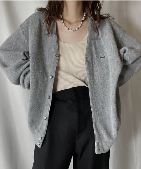 【USED】   LACOSTE Knit Cardigan 13/211126-021