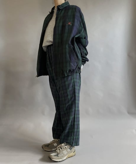 【USED】 POLO Ralph Lauren Zip-up Checked Jacket / 230114-005