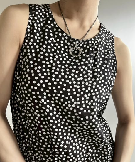 【USED】 Dot Pattern N/S Long One-Piece /250419-005