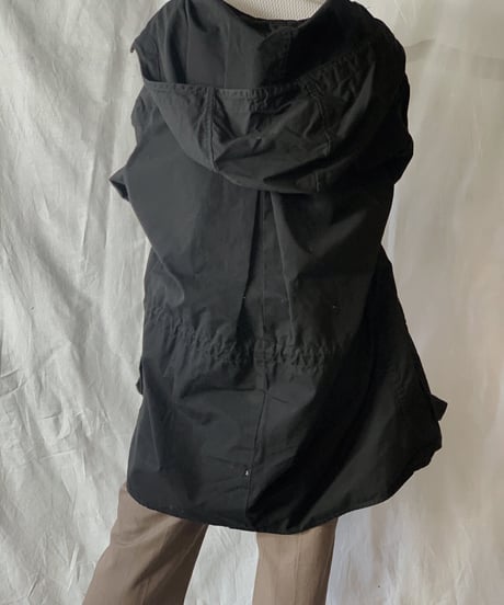 【USED】 Dyed Black Swedish Snow Hoodie /210310-013