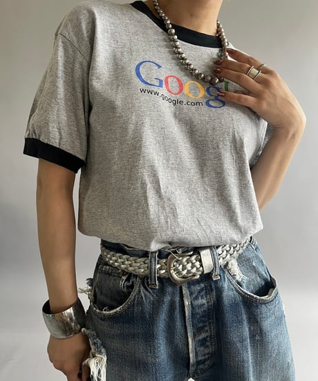 【USED】  Anvil Google Ringer T-Shirt /240824-013