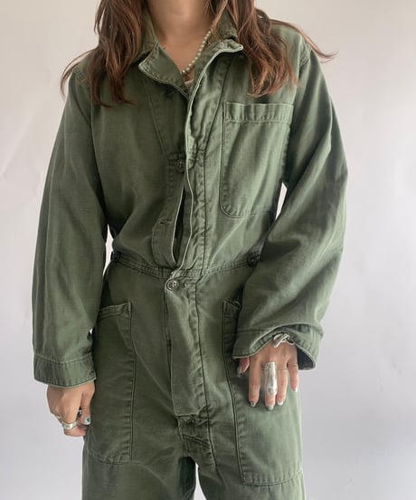 【USED】 Military Jump Suit  /241109-037