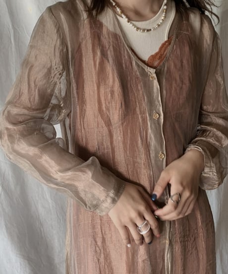 【USED】  USA See-through Gown/210506-032