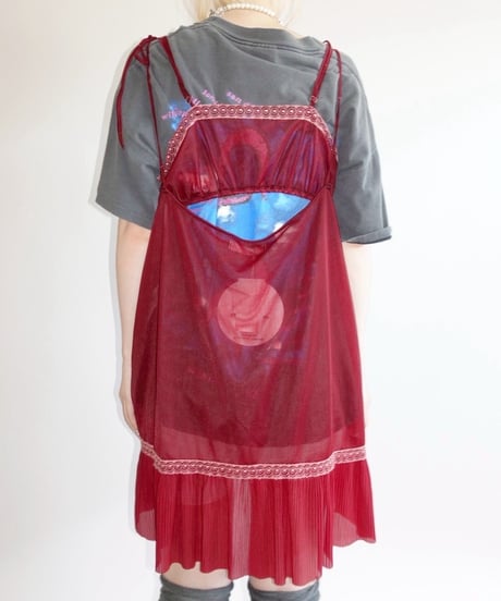 【RE;CIRCLE】CA MEETS UV RE Camisole Bra Top + Camisole Top  / 250807-012
