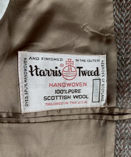 【USED】 Haris Tweed Wool Herringboon Jacket/ 260117-003
