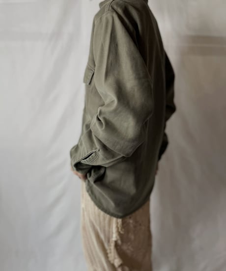 【RE;CIRCLE】  RE Lace Up Fatigue Shirt/20210819-043