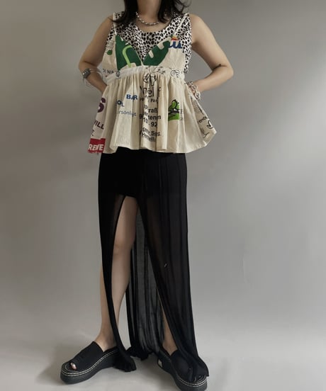【RE;CIRCLE】RE Eco-Friendly Bag Camisole Bustier / 230622-020