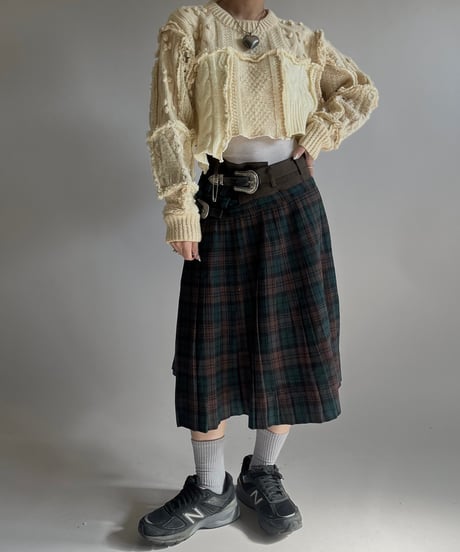 【RE;CIRCLE】 RE Kilt Skirt Middle / 250206-012