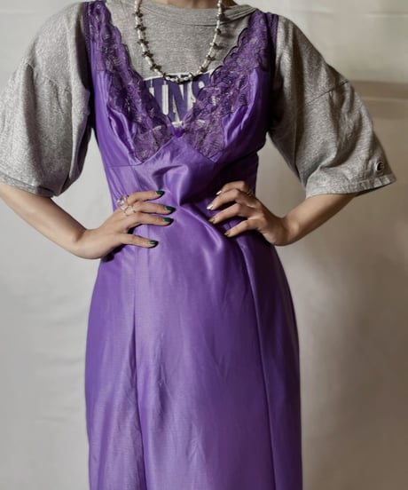 【USED】  Poly Camisole One-piece①/20210819-011