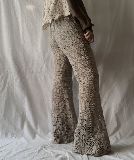 【RE;CIRCLE】 RE Crochet Pants② / 210611-015