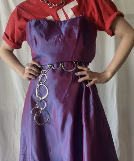【USED】 Shiny Camisole Dress/210714-025