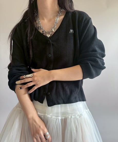 【USED】 McDonald's Knit Cardigan / 260404-022
