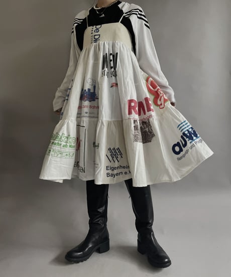 【RE;CIRCLE】RE Eco-Friendly Bag Camisole Middle One-piece / 230327-005