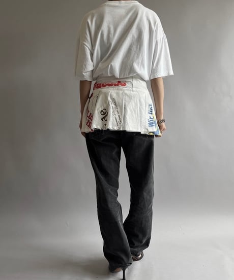 【RE;CIRCLE】RE Eco-Friendly Bag Pleats Mini Skirt/ 240905-009