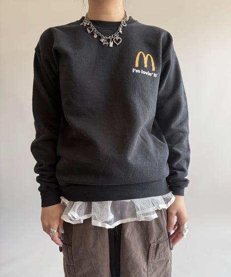 【USED】 Hanes McDonald's Sweat Top  /250322-002