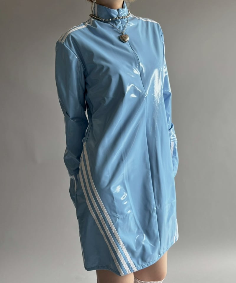 USED adidasIVY PARK 21SS 1/2 ZIP Latex dress...