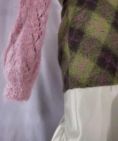【USED】 Wool Skirt made in Italy / 220107-003