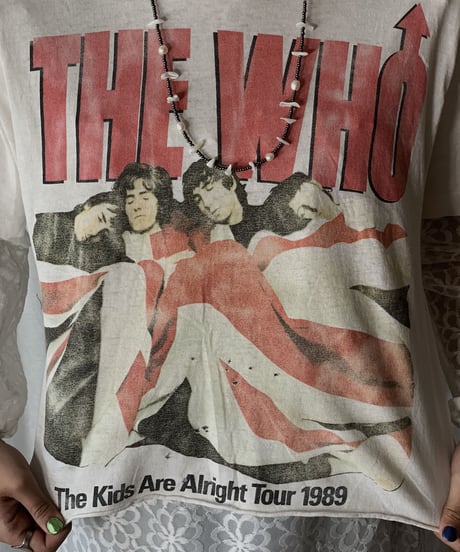 【USED】  Band T-shirt THE WHO 1989/210407-026
