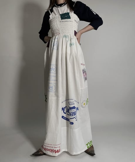 【RE;CIRCLE】 RE Eco Bag Camisole One-piece ⑥ /220407-006