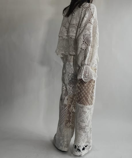 【RE;CIRCLE】 RE Crochet Top / 220623-011