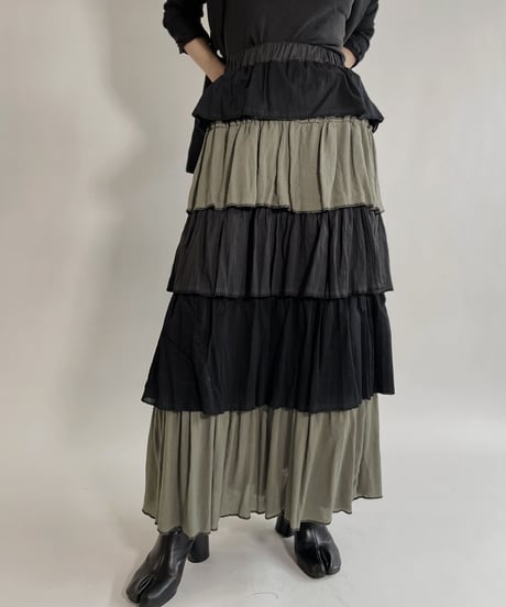 【RE;CIRCLE】 RE Indian Cotton Skirt / 220503-009