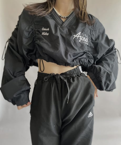 【RE;CIRCLE】 RE Nylon Drawcord Pullover Black / 230406-006
