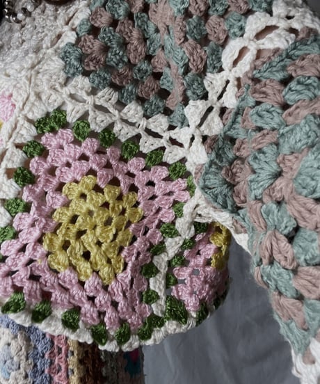 【RE;CIRCLE】 RE Granny Knit Top⑧/211014-021