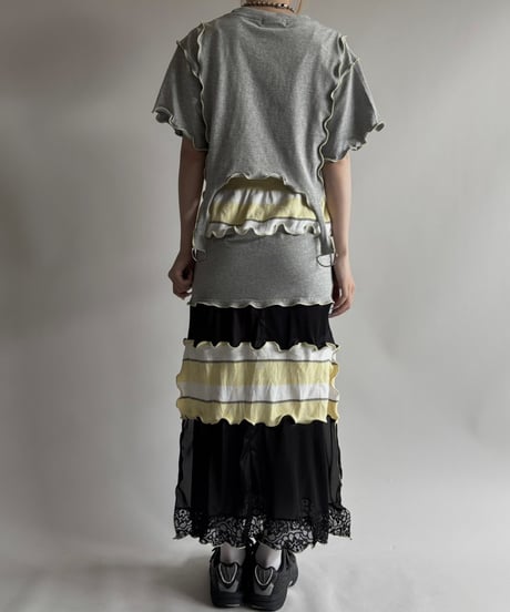 【Chinatsu Aoyama】 RE Mellow Top + Camisole Long One-Piece / 250710-020