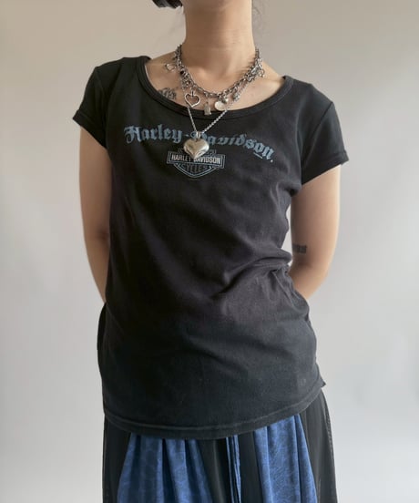 【USED】 Made in USA Harley Davidson T-Shirt  / 250705-002