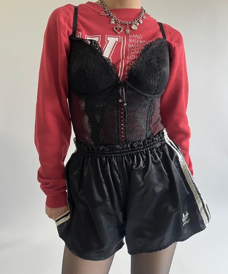 【USED】 Lace Patterned Sheer Camisole Bra Top /250125-002