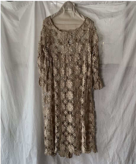 【RE;CIRCLE】 RE Crochet Lace Dress④/210421-004
