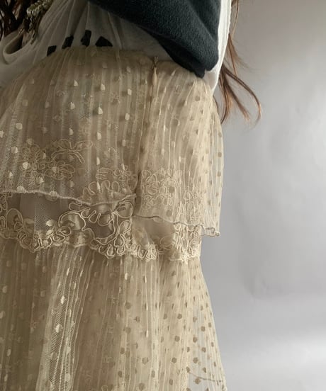 【USED】 Patterned Tiered Long One-Piece / 241109-033