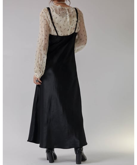 【USED】Satin Camisole Dress / 220324-011